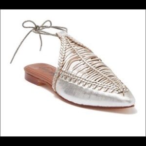Free People Dana Silver Flat